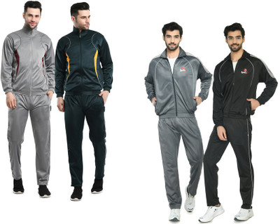 Indistar Self Design Men Track Suit
