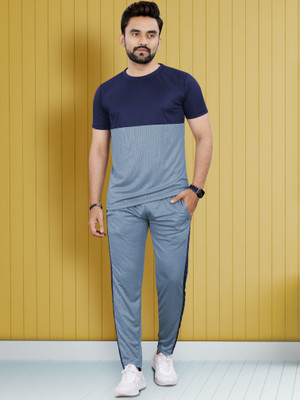 VeBNoR Colorblock Men Track Suit