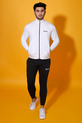 Veltick Solid Men Track Suit