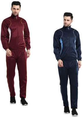 Indistar Solid Men Track Suit