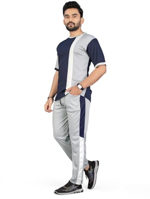 SELRINA Self Design Men Track Suit