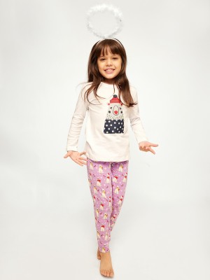 Frangipani Printed Girls Track Suit