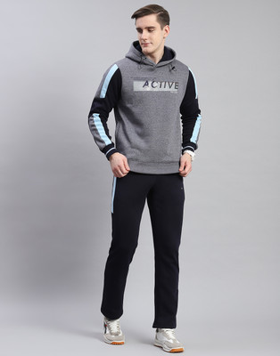 MONTE CARLO Self Design Men Track Suit