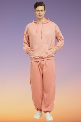CANIDAES Solid Men Track Suit