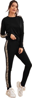 DTR FASHION Striped Women Track Suit