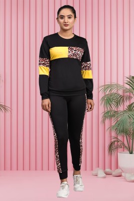 DE TRENDZ Animal Print Women Track Suit