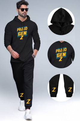 BLIVE Printed Men Track Suit
