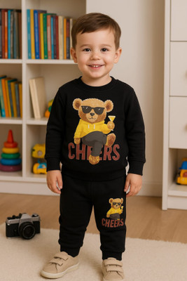 ABHI FAB Graphic Print Baby Boys Track Suit