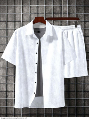 COMBRAIDED Shirt Regular Shorts Co-ords Set