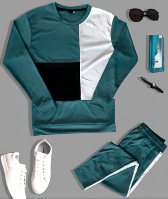 Lookberry Colorblock Men Track Suit