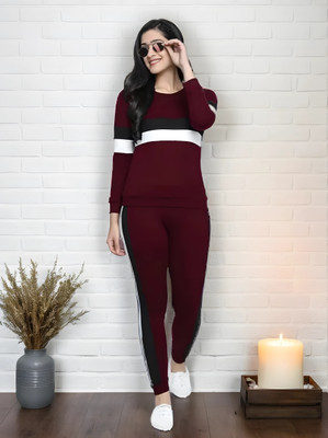 RAKESH CREATION Striped Women Track Suit