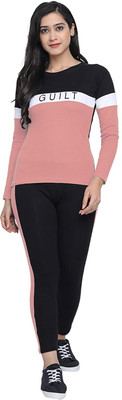 DTR FASHION Colorblock Women Track Suit