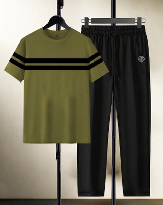 AOOSH Colorblock Men Track Suit