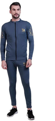 Toxic ADDICTION Printed, Self Design Men Track Suit