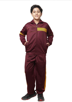IndiWeaves Colorblock Boys Track Suit