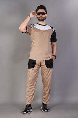 DR Brand Solid Men Track Suit