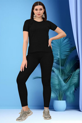 DTR FASHION Solid Women Track Suit