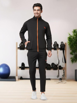 METRONAUT Solid Men Track Suit