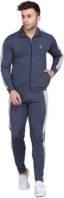 Praume Solid Men Track Suit