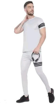 Torofy Striped Men Track Suit
