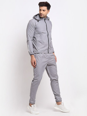 Invincible Solid Men Track Suit