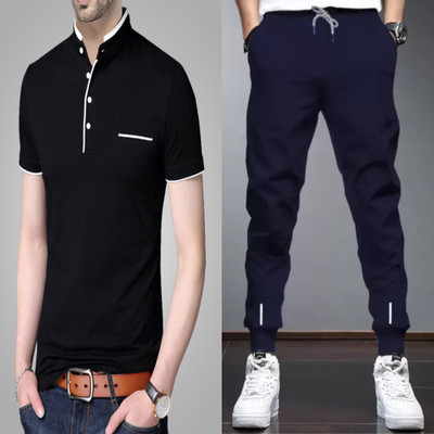 Reya Solid Men Track Suit