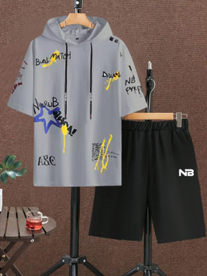 NB NICKY BOY Printed Men Track Suit