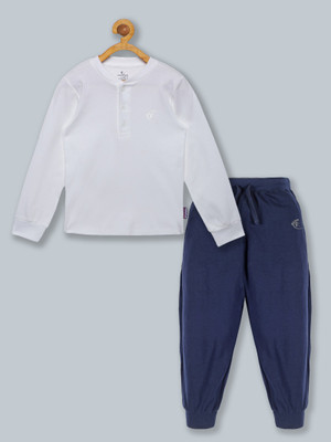 KiddoPanti Printed Boys & Girls Track Suit