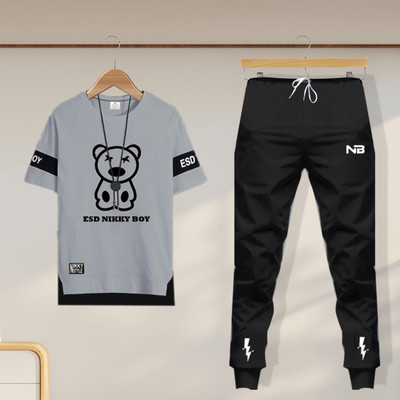NB NICKY BOY Printed Men Track Suit