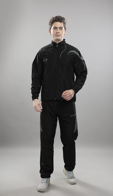 Sport Sun Solid Men Track Suit