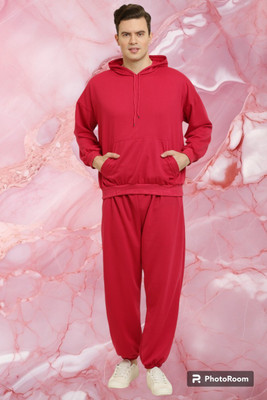 CANIDAES Solid Men Track Suit