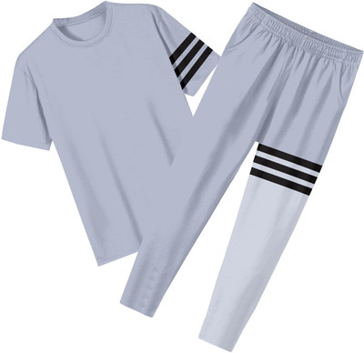 FUBACK Striped Men Track Suit