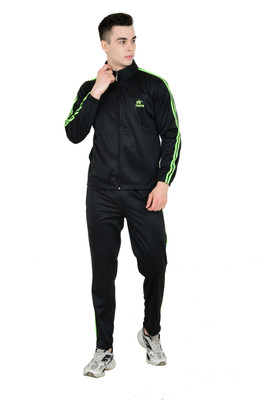 TRIZON Solid Men Track Suit