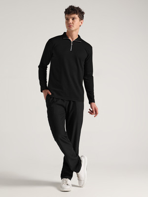 INDICLUB Solid Men Track Suit