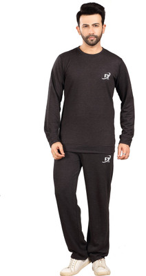 FICON Solid Men Track Suit