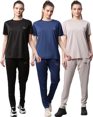 MACK JONNEY Solid Women Track Suit