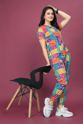 JK Creation Printed Women Track Suit