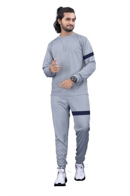 HZIRO Striped Men Track Suit