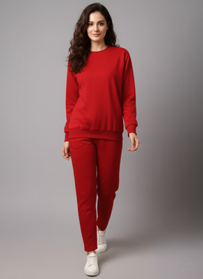 MACK JONNEY Solid Women Track Suit