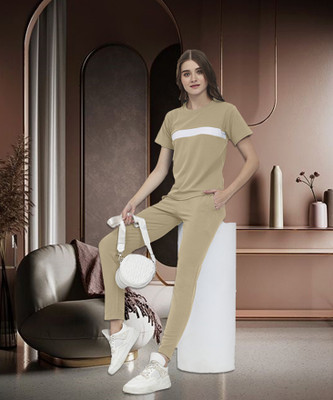 DTR FASHION Colorblock Women Track Suit
