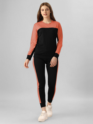 DTR FASHION Colorblock Women Track Suit