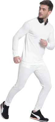 RABBY Solid Men Track Suit