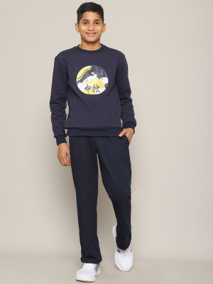 moonaah Solid Boys Track Suit