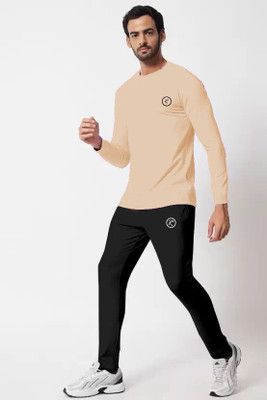 cnw Solid Men Track Suit