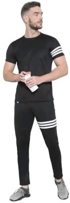 Torofy Striped Men Track Suit