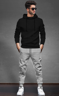 BLIVE Solid Men Track Suit