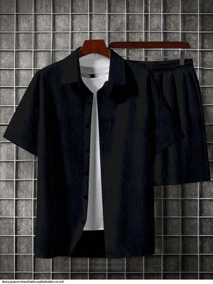 COMBRAIDED Self Design Men Track Suit