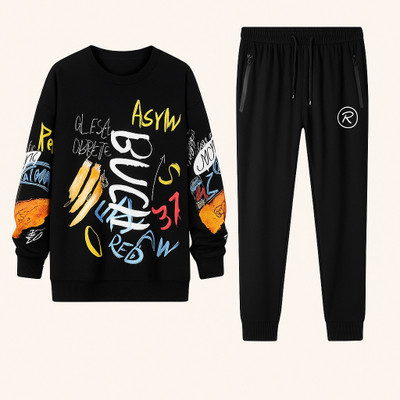 cnw Self Design Men Track Suit