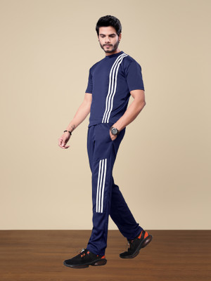 LINSOR FASHION Striped Men Track Suit
