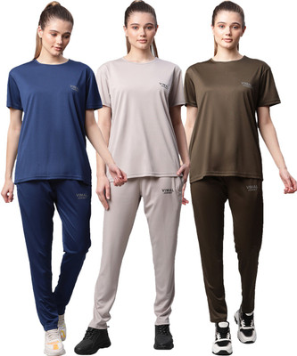 MACK JONNEY Solid Women Track Suit